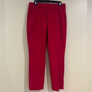 White House Black Market Red Pants